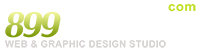 899 Web Design Logo